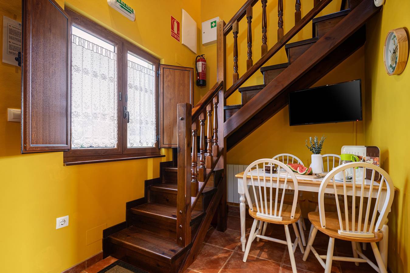 Casa rural 'Apartamento Amarillo' con jardín compartido in Susacasa, Gozón