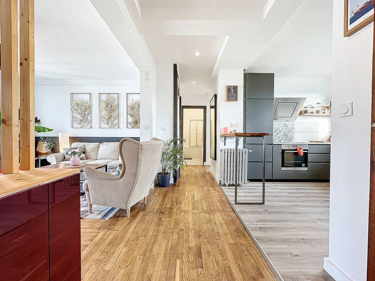 Appartement entier, *Le Penfeld* Jolie vue et balcon pour ce cosy T2 in Brest, Région de Brest