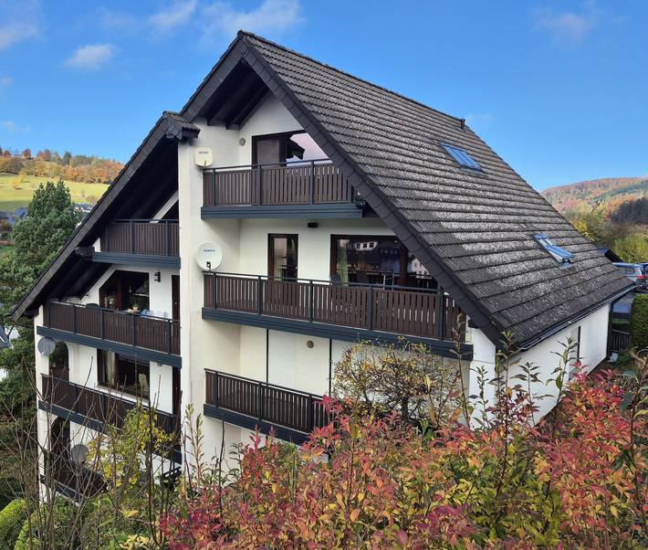 Ferienwohnung für 4 Personen, mit Sauna und Balkon sowie Garten - 1