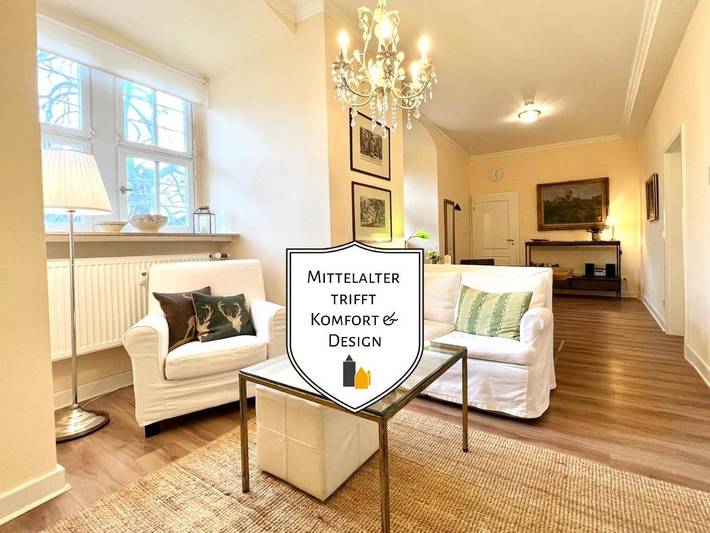 Ferienwohnung für 2 Personen, mit Terrasse und Garten sowie Ausblick in Schlitz