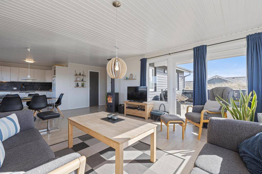 Gemütliches 4 Personen Ferienhaus nah am Strand in Bjerregård, Holmsland Klit