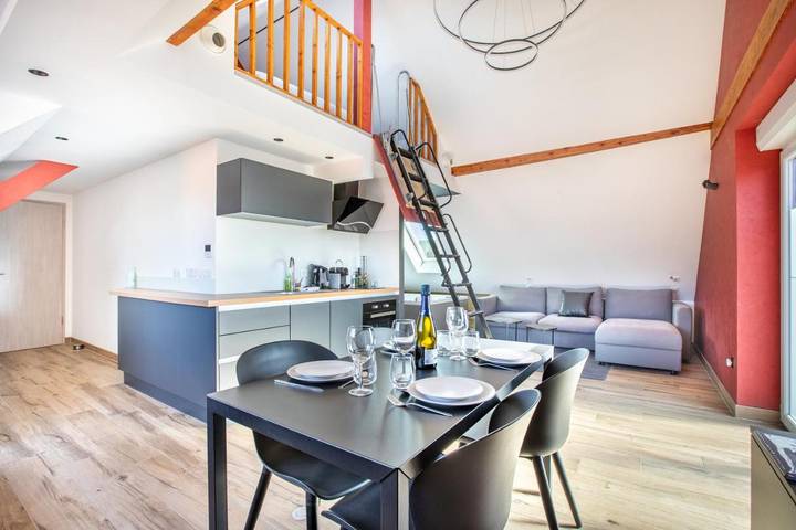 Chambre d’hôte pour 5 personnes, avec terrasse et vue dans le Haut-Rhin - 4