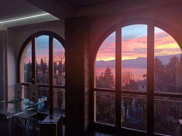 Ferienwohnung für 4 Personen, mit Garten und Ausblick sowie Seeblick