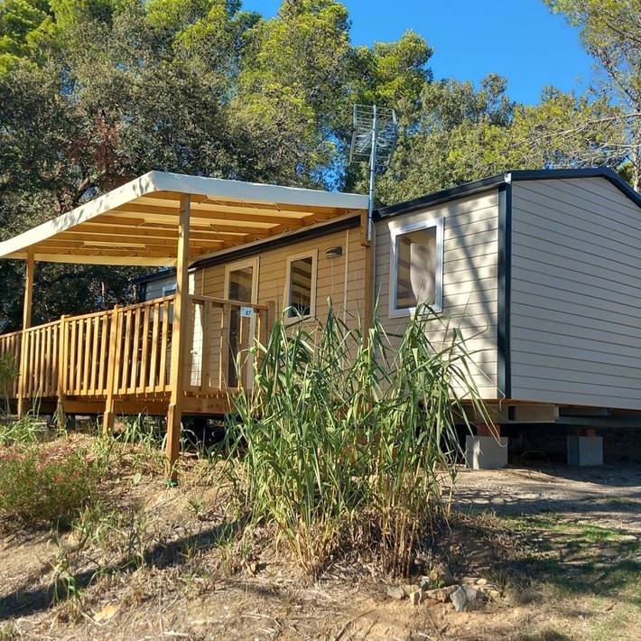 Mobil home pour 6 personnes, avec bassin pour enfant à Fabrezan - 2