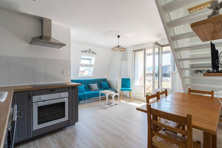 Location de vacances pour 4 personnes, avec Balcon à Villers-sur-Mer