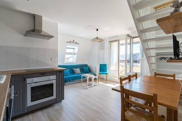 Gîte pour 4 personnes, avec balcon à Villers-sur-Mer