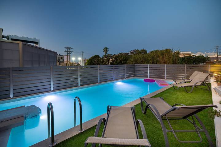 Gehele studio, Creta Sun, 111 Studio City View in Rethymno (City), Rethymno en omgeving