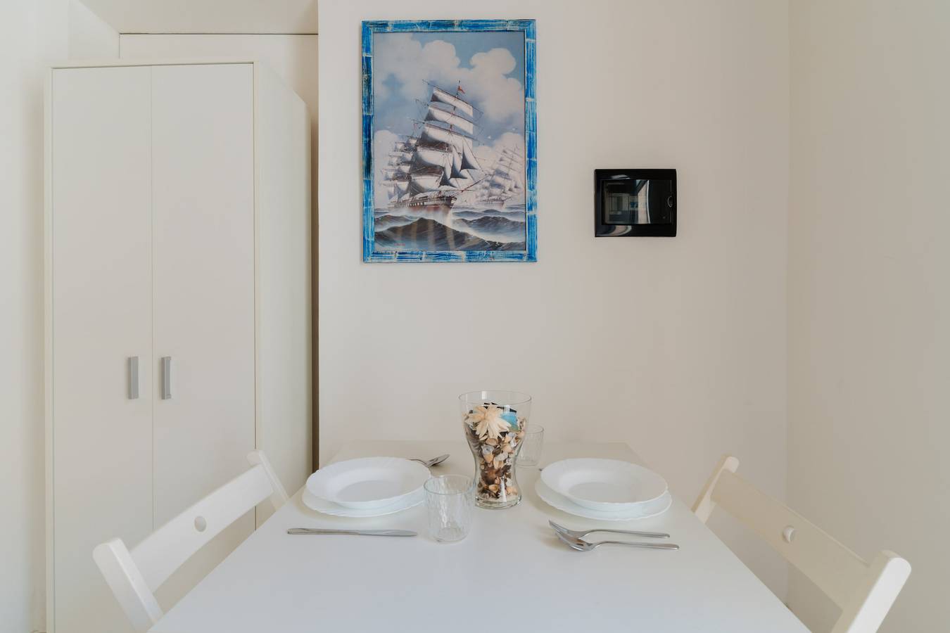 Ferienhaus 'Camera 3' mit Gemeinschaftsgarten und Klimaanlage in Porto Cesareo, Golf von Tarent