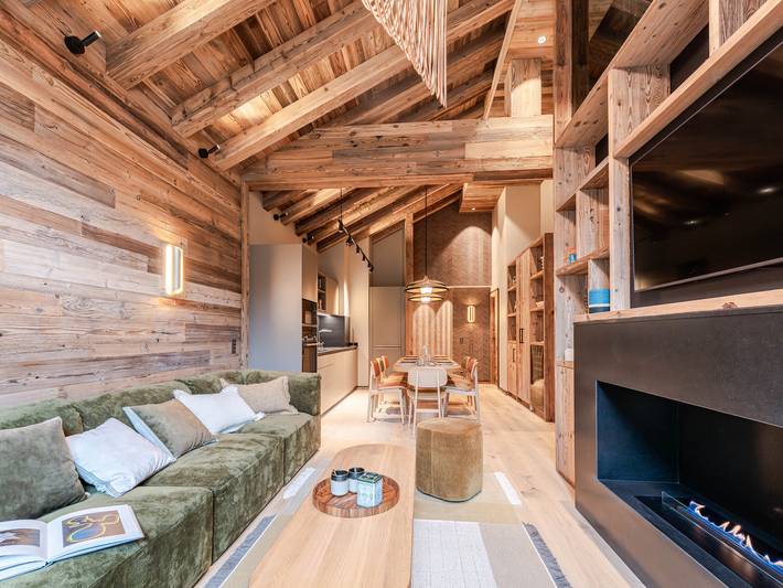 Ganze Wohnung, Modernes Apartment mit Concierge-Service und herrlichem Bergblick in Les Allues, Vanoise-Massiv