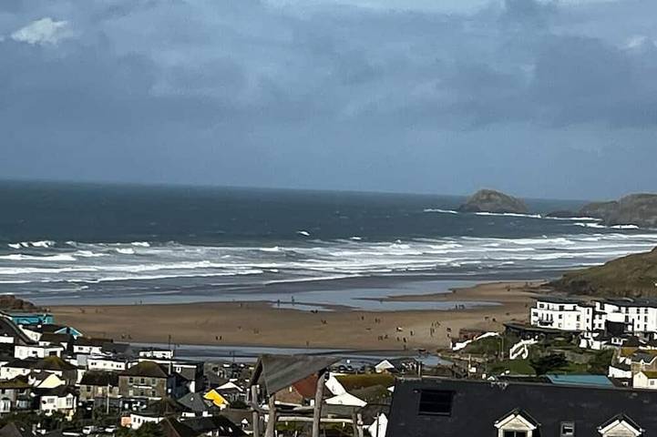 Holiday rental for 6 people, with balcony and garden in Perranporth