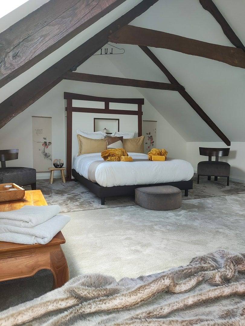 Chambres d'hôtes de charme, spa, massages, formules dîner - Chambre "horizons lointains" in Yvias, Côte de Goëlo