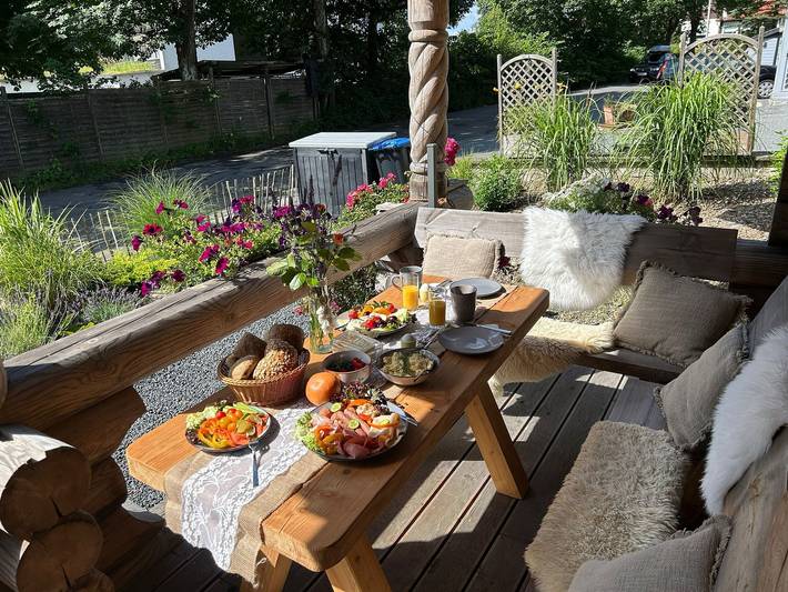 Hütte für 6 Personen, mit Balkon und Terrasse sowie Garten im Harz - 2