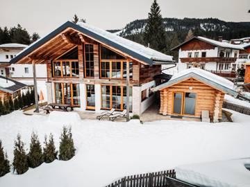 Chalet für 6 Personen, mit Sauna und Terrasse, mit Haustier in Leutasch