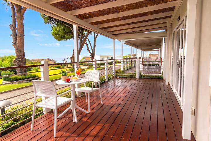 Casa mobile per 4 persone, con terrazza e vista oceano, con animali domestici - 1