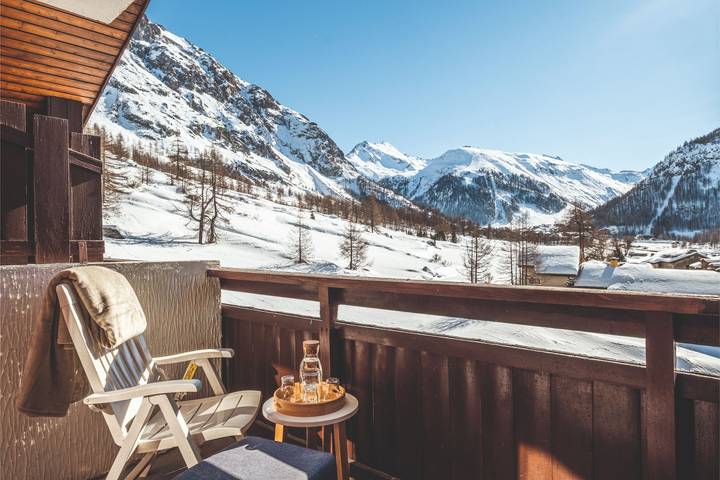 Gîte pour 4 personnes, avec vue ainsi que sauna et balcon, adapté aux familles à Val-d'Isère - 4