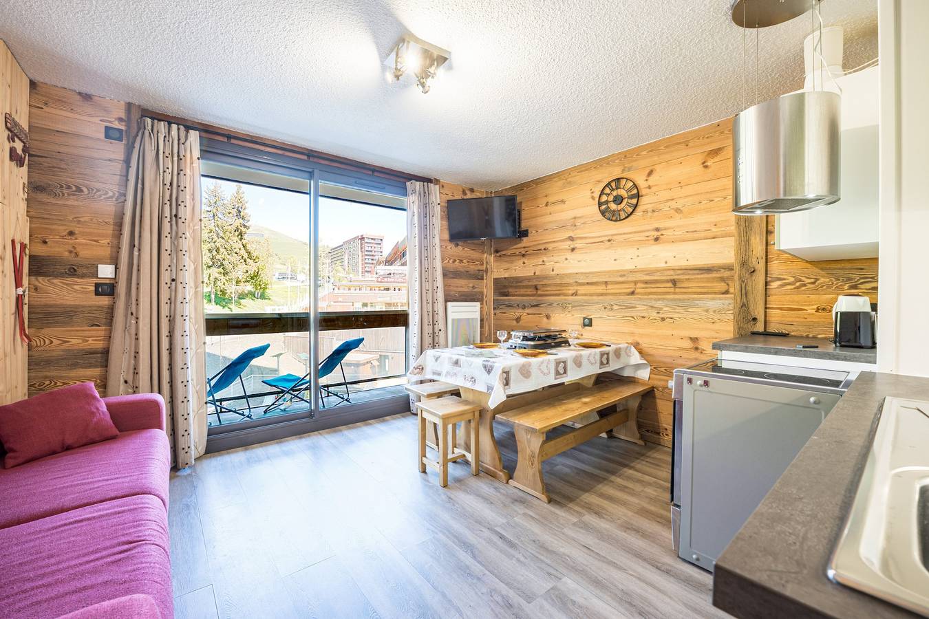 Geheel appartement, Le Zodiaque - Station de ski accessible à pied in Le Corbier, Villarembert