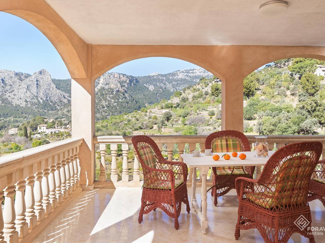 Can Cega - Schönes Haus mit Terrasse und Blick in Bunyola in Bunyola, Mallorca Westen