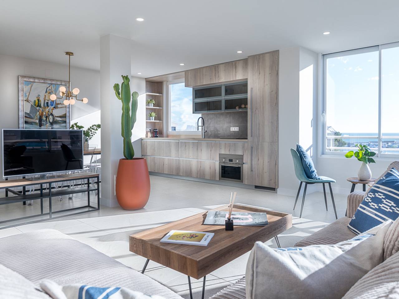 Entire apartment, Luxury Apartment in Altea - 3 beds, 2 baths, beach 200m, Wifi, private parking in Town of Altea, Altea