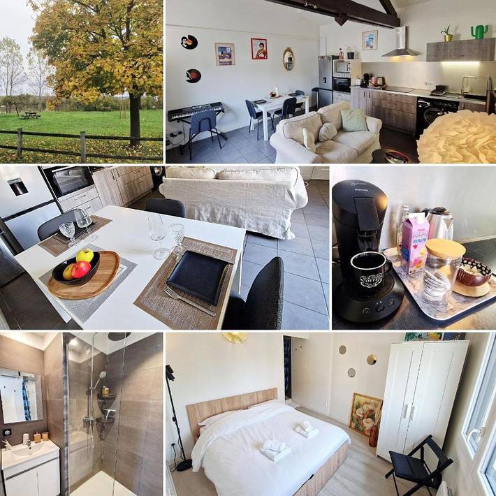 Gîte pour 2 personnes, avec terrasse à Saint-Germain-au-Mont-d'Or - 2