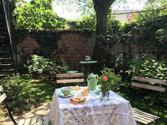 Chambre d’hôte pour 3 personnes, avec Terrasse ainsi que Jardin et Vue à Gand