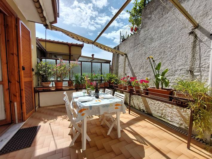 Ferienwohnung für 4 Personen, mit Terrasse in San Lorenzo al Mare