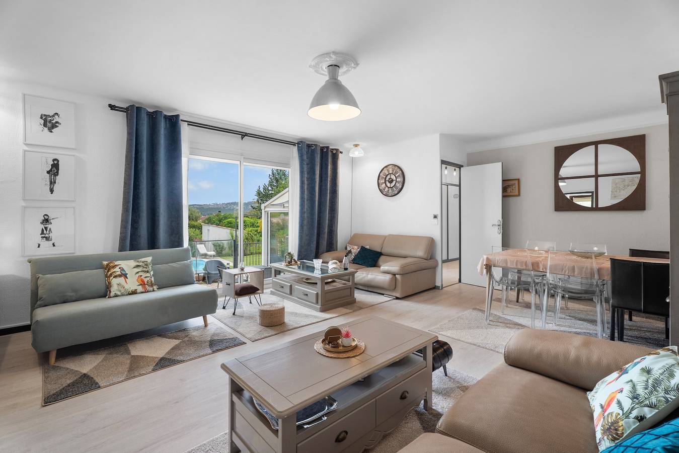 Villa 'Claud' House' avec vue sur la montagne, Wi-Fi et climatisation in La Cadière-d'Azur, Côte méditerranéenne (France)