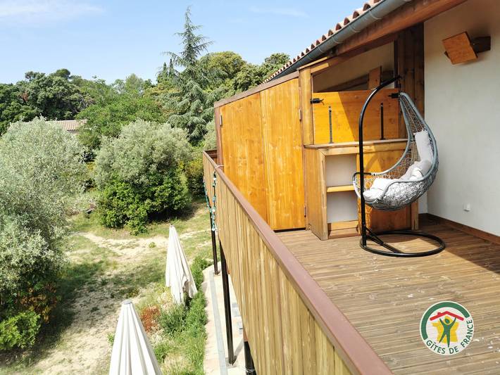 Gîte pour 2 personnes, avec Balcon ainsi que Terrasse et Jardin à Saint-Jean-de-Cuculles