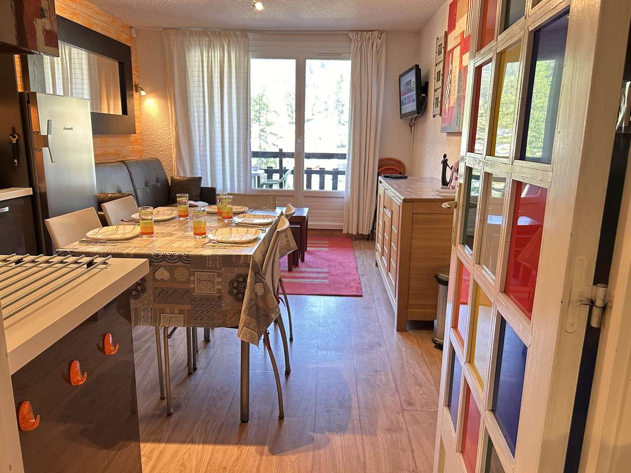 Ganze Wohnung, Appartement mit Pistenblick - 5 Pers. in Station de Risoul, Risoul