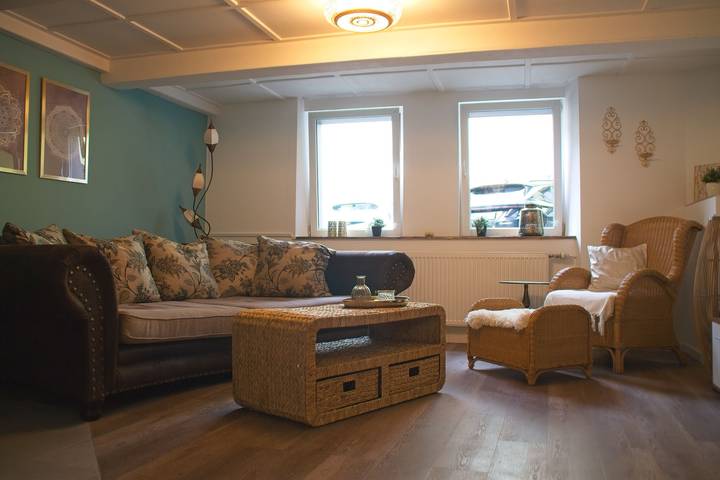 Ferienhaus für 9 Personen, mit Balkon