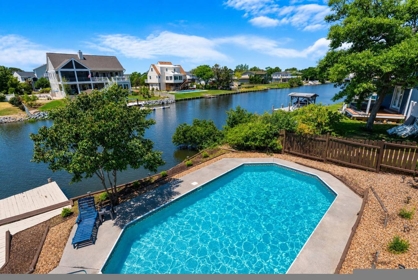 New! Boat Dock /Pool /Hottub/ Waterfront/ Beach in Sandbridge Beach, Sandbridge