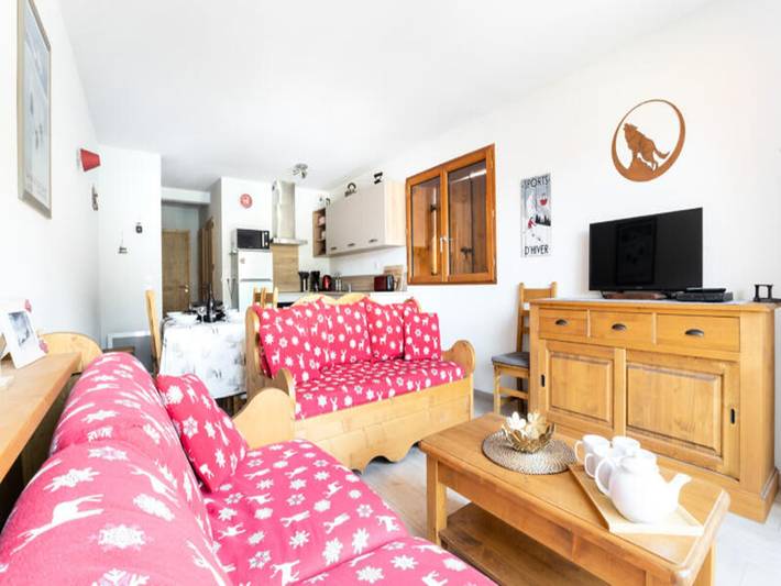 Chalet pour 6 personnes, avec terrasse dans La Joue du Loup