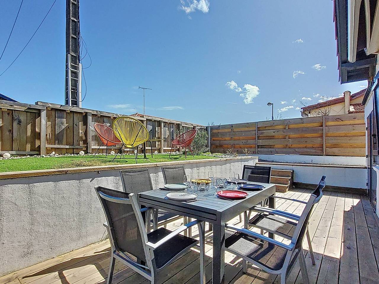 Villa en Vieux-Boucau para 10 pers, cerca del océano, con terraza in Vieux-Boucau-les-Bains, Côte d’Argent