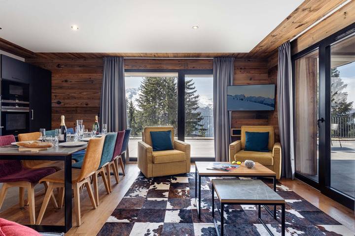 Gîte pour 8 personnes, avec Balcon dans La Rosière - 2