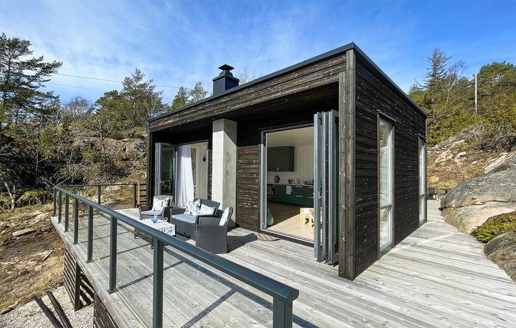 Feriehus for 6 personer, med Terrasse og Hage i Hvaler 
