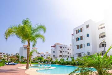 Hôtel pour 2 personnes, avec terrasse ainsi que piscine et jardin dans Cabo Negro