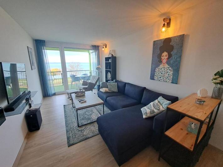 Apartament wakacyjny dla 5 osób, z widok na jezioro i widok oraz ogród w Siófok