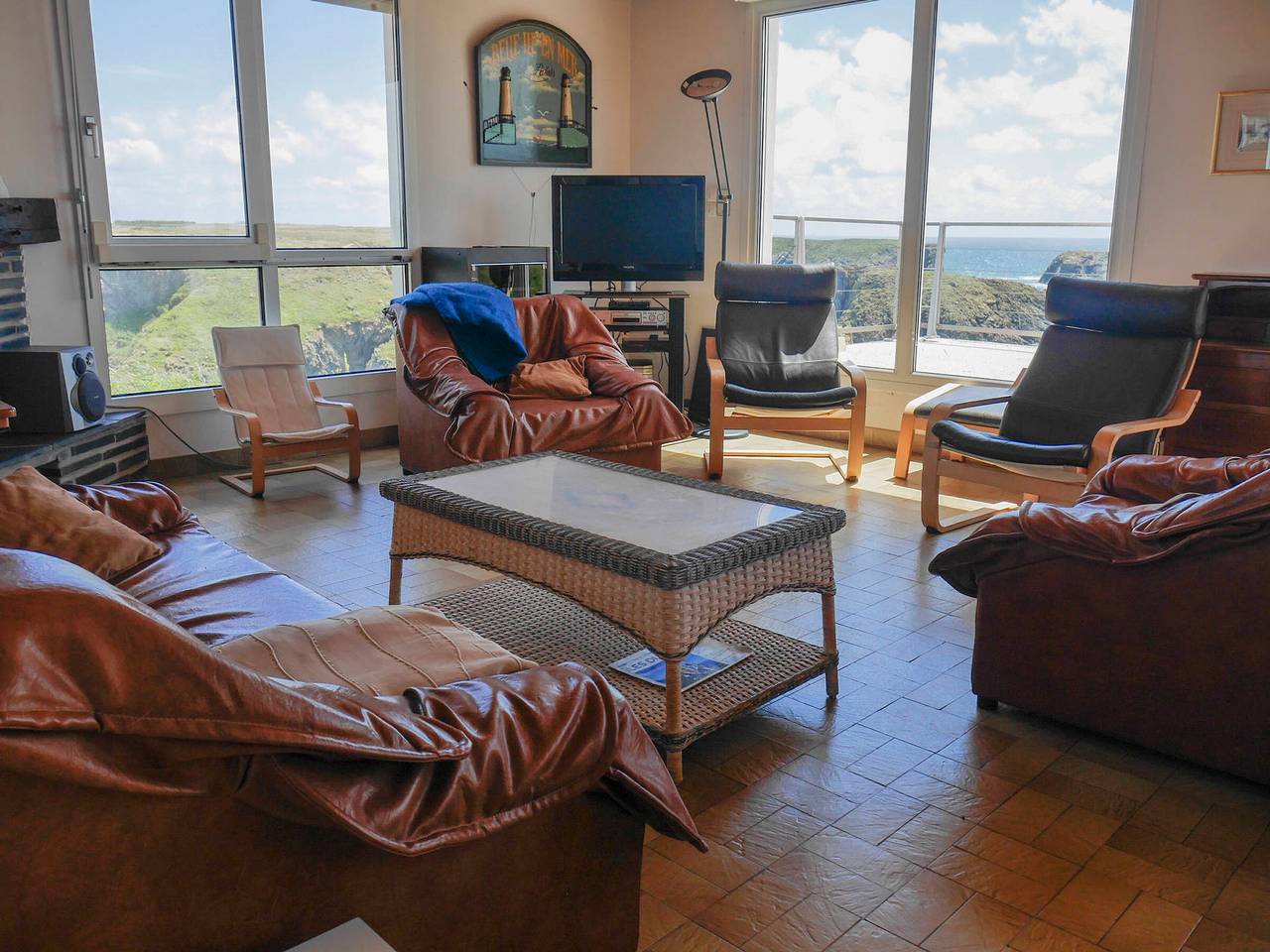 Maison familiale spacieuse face mer à Belle-Île in Bangor, Côte des Mégalithes