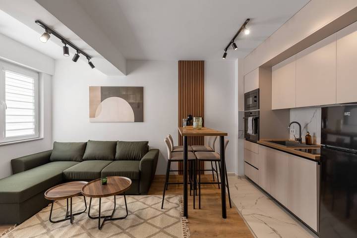 Gîte pour 4 personnes, avec Balcon/Terrasse à Skopje