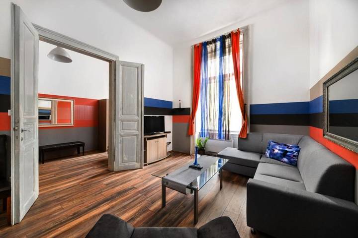 Apartahotel para 7 personas, con vistas en Budapest