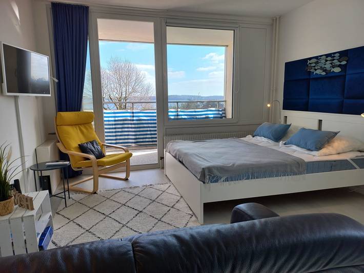 Ferienwohnung für 2 Personen, mit Ausblick und Balkon in Eckernförde