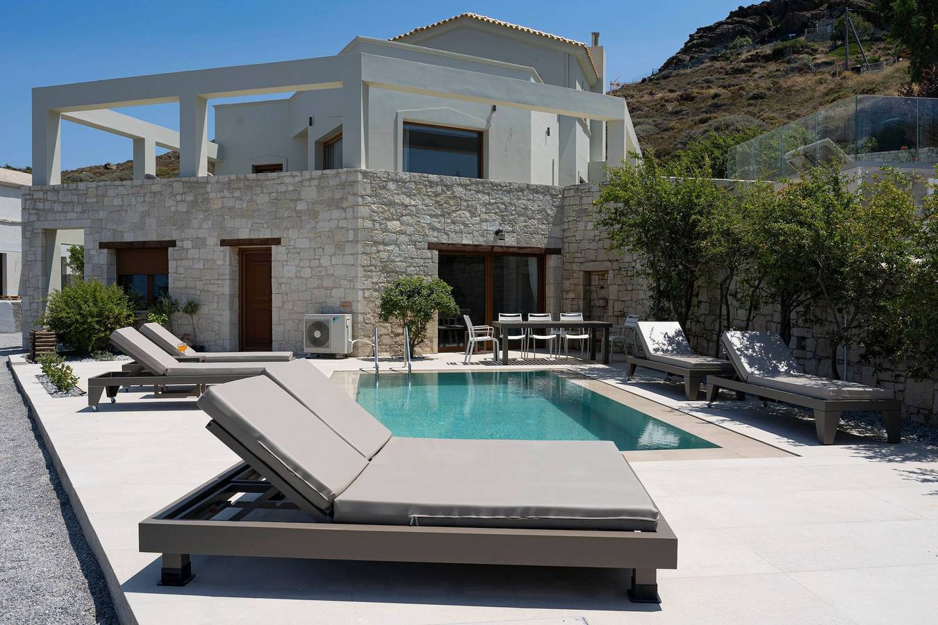 Ferienhaus für 6 Personen mit Pool in Lygaria, Achlada