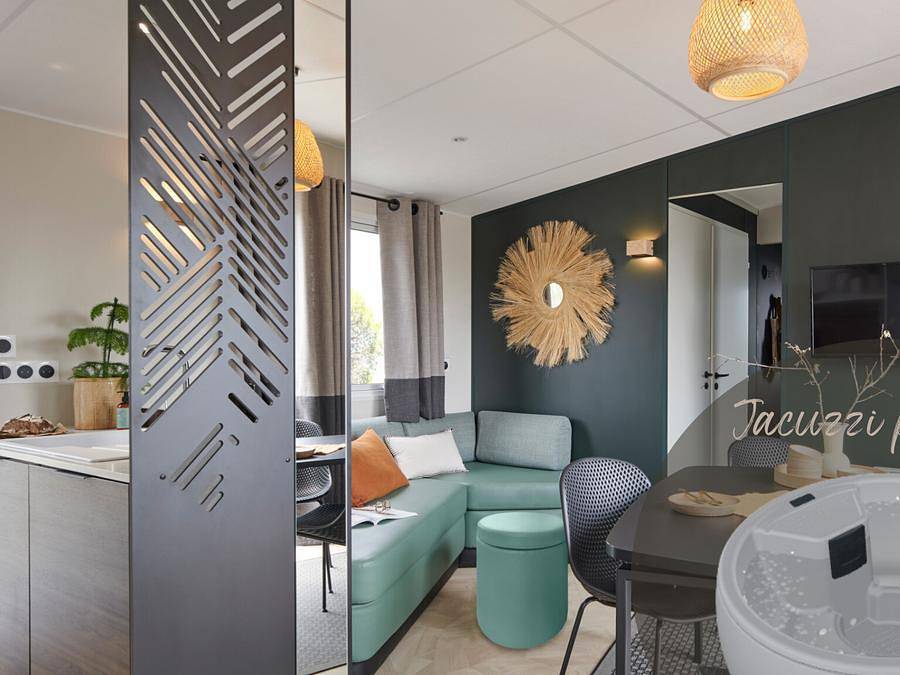 Camping Campilo - Mobilhome 8 personnes - Cottage Nature Family Exclusif 3+1 chambres avec Piscine privative in Aubigny (Vendée), Vallée de la Loire