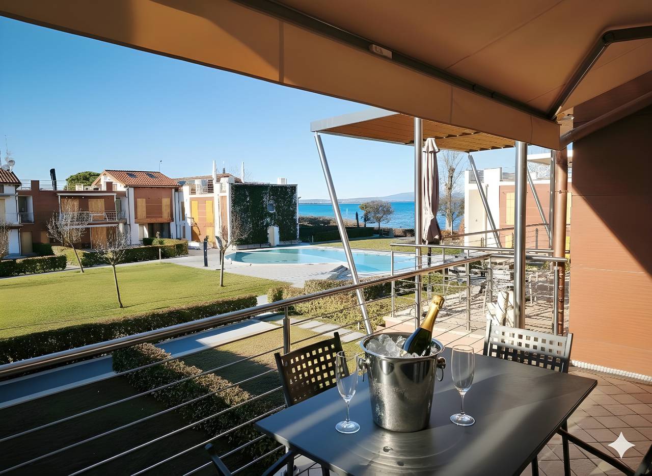 Apartamento entero, Gasparina Pool Lakeview & Terrace apartment in Castelnuovo del Garda, Montañas Garda