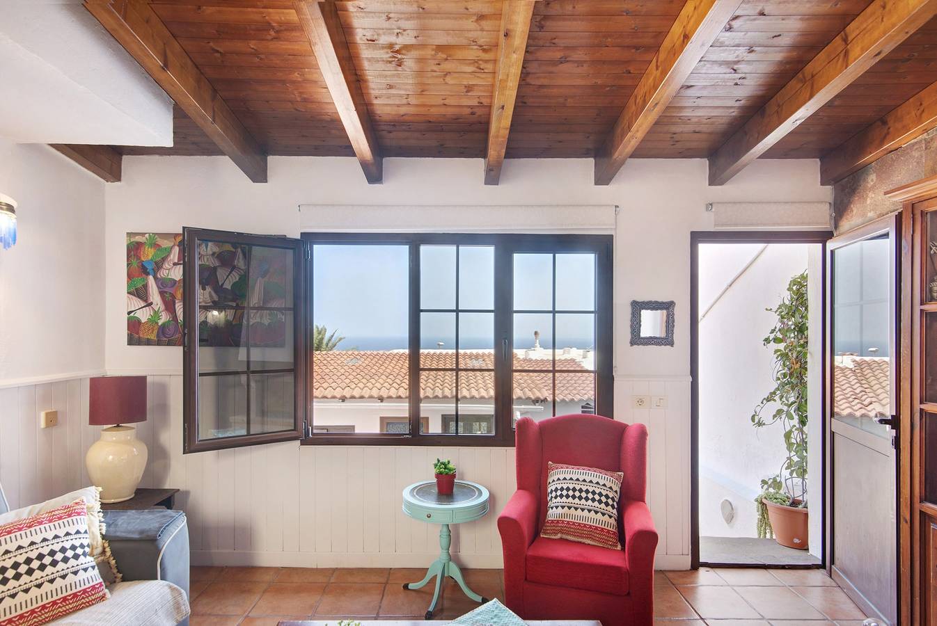 Casa de vacaciones 'Villa Floti Con Vistas Al Mar' con vistas al mar, Wi-Fi y aire acondicionado in Gran Canaria Este