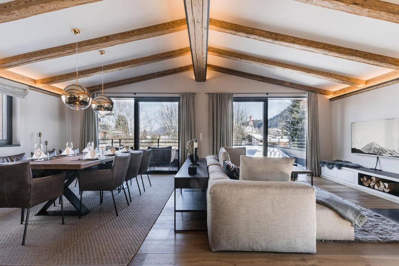 Genießen Sie Bergblick & Sauna im modernen Chalet in Going am Wilden Kaiser, Kaisergebirge