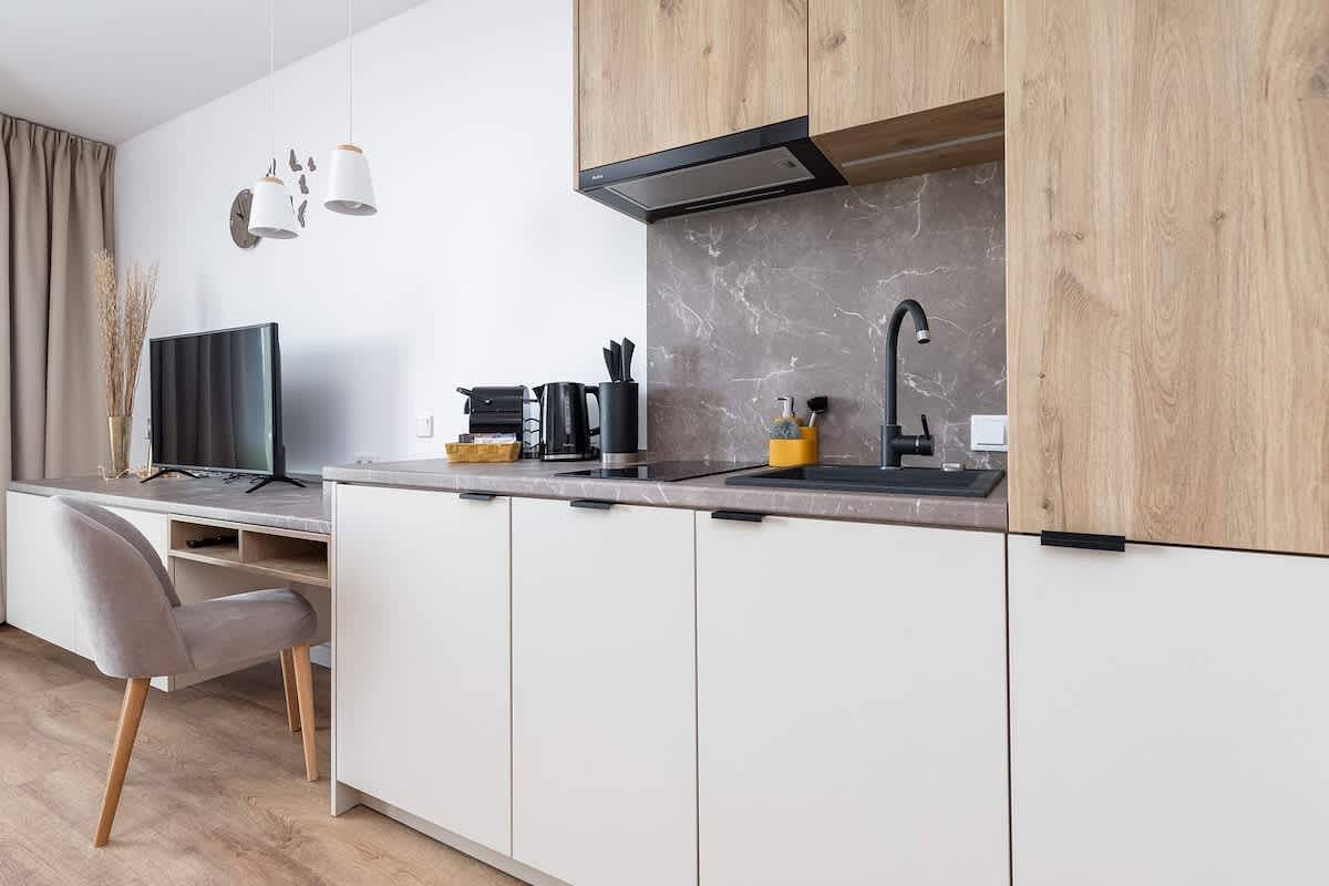 Całe studio, Studio dla 2 osób z balkon/ taras in Mielno, Powiat koszaliński