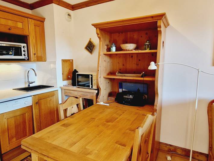 Ganze Wohnung, Charmante 4-Personen-Wohnung an der Piste, Haustiere erlaubt in La Plagne, Aime-la-Plagne
