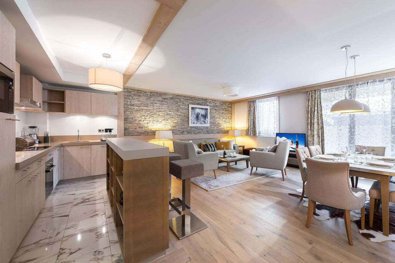 Appartement entier, Résidence Carré Blanc - Appartement 3 pièces 4 personnes (112) in Saint-Bon-Tarentaise, Les Trois Vallées