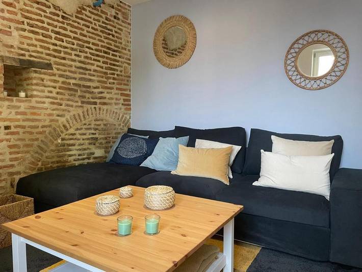 Appartement de vacances pour 4 personnes, avec Terrasse ainsi que Jardin et Vue