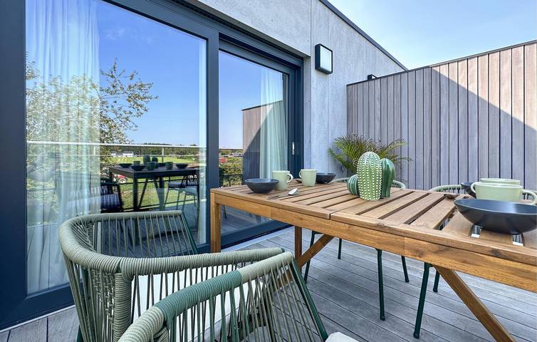 Gîte pour 6 personnes, avec terrasse à Bièvre